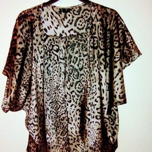 Miss Avenue Leopard Cardigan